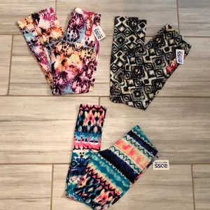NEW Bundle Muti-colored Leggings